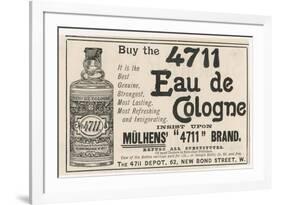 Eau De Cologne-null-Framed Premium Giclee Print