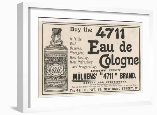 Eau De Cologne-null-Framed Art Print