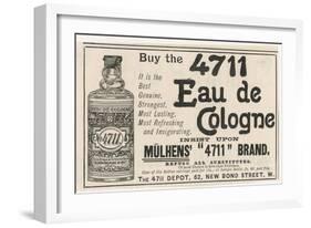 Eau De Cologne-null-Framed Art Print