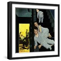 "Eavesdroppin on Grownups", December 2, 1950-George Hughes-Framed Giclee Print