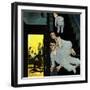 "Eavesdroppin on Grownups", December 2, 1950-George Hughes-Framed Giclee Print