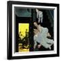 "Eavesdroppin on Grownups", December 2, 1950-George Hughes-Framed Giclee Print