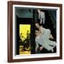 "Eavesdroppin on Grownups", December 2, 1950-George Hughes-Framed Giclee Print