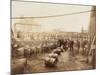 Ebano Bitumen Stored at Elizabeth Wharf, Limehouse, London, C1900-null-Mounted Photographic Print