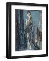 Ebauche (Hélène)-Gustave Moreau-Framed Giclee Print