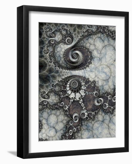 Ebb And Flow-Fractalicious-Framed Giclee Print