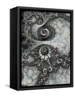 Ebb And Flow-Fractalicious-Framed Stretched Canvas