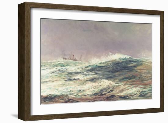 Ebb Tide, Long Reach, 1881-William Lionel Wyllie-Framed Giclee Print