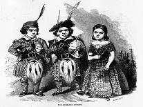 The Highland Dwarfs, Published in 'The Illustrated London News', May 30 1846-Ebenezer Landells-Framed Giclee Print