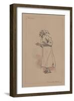 Ebenezer Scrooge - a Christmas Carol, C.1920s-Joseph Clayton Clarke-Framed Giclee Print