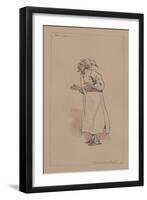 Ebenezer Scrooge - a Christmas Carol, C.1920s-Joseph Clayton Clarke-Framed Giclee Print