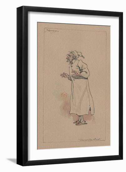 Ebenezer Scrooge - a Christmas Carol, C.1920s-Joseph Clayton Clarke-Framed Giclee Print