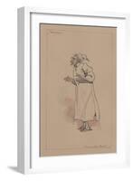 Ebenezer Scrooge - a Christmas Carol, C.1920s-Joseph Clayton Clarke-Framed Giclee Print