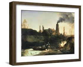 Eberswald Mill, Circa 1830-Karl Blechen-Framed Giclee Print