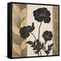 Ebony and Gold 1-Colleen Sarah-Framed Stretched Canvas