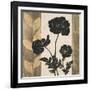 Ebony and Gold 1-Colleen Sarah-Framed Art Print