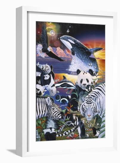 Ebony And Ivory-Graeme Stevenson-Framed Giclee Print