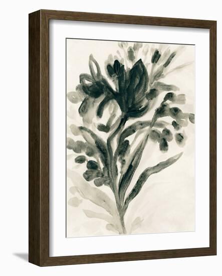 Ebony Bouquet I-June Vess-Framed Art Print