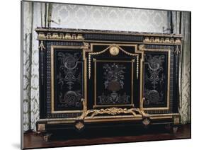 Ebony Commode with Metal Inlays-Andre-charles Boulle-Mounted Giclee Print