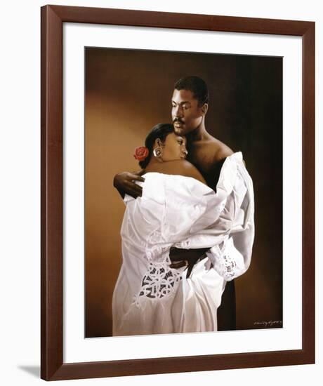 Ebony Embrace-Edward Clay Wright-Framed Art Print