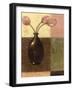 Ebony Vase with Tulips II-Norman Wyatt Jr.-Framed Art Print