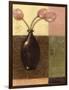Ebony Vase with Tulips II-Norman Wyatt Jr.-Framed Art Print