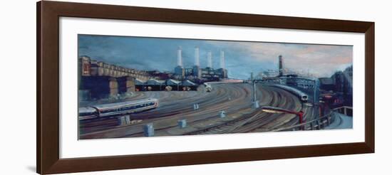 Ebury Bridge, 1998 Victoria Station-Lee Campbell-Framed Giclee Print