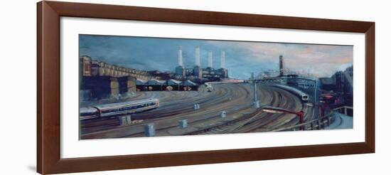 Ebury Bridge, 1998 Victoria Station-Lee Campbell-Framed Giclee Print