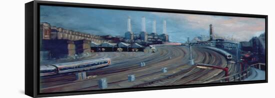 Ebury Bridge, 1998 Victoria Station-Lee Campbell-Framed Stretched Canvas
