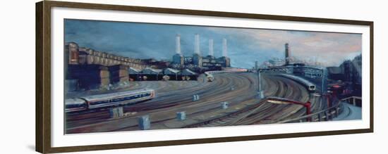 Ebury Bridge, 1998 Victoria Station-Lee Campbell-Framed Giclee Print