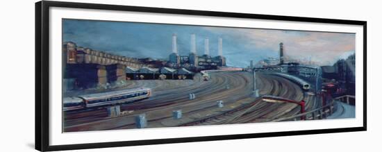 Ebury Bridge, 1998 Victoria Station-Lee Campbell-Framed Giclee Print