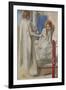 Ecce Ancilla Domini! (The Annunciation)-Dante Gabriel Rossetti-Framed Giclee Print