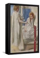 Ecce Ancilla Domini! (The Annunciation)-Dante Gabriel Rossetti-Framed Stretched Canvas