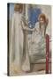 Ecce Ancilla Domini! (The Annunciation)-Dante Gabriel Rossetti-Stretched Canvas