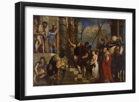 Ecce Homo, 1543-Titian (Tiziano Vecelli)-Framed Giclee Print