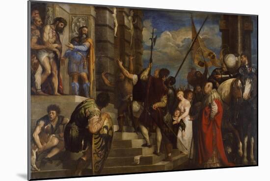 Ecce Homo, 1543-Titian (Tiziano Vecelli)-Mounted Giclee Print