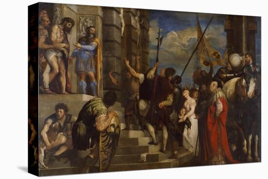 Ecce Homo, 1543-Titian (Tiziano Vecelli)-Stretched Canvas