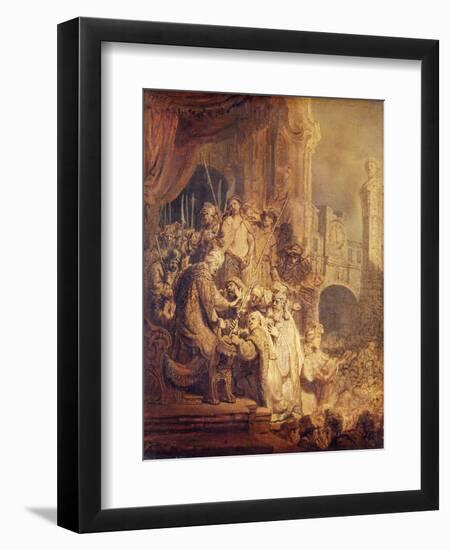 Ecce Homo, 1634-Rembrandt van Rijn-Framed Giclee Print