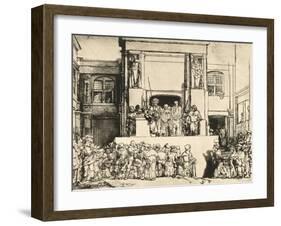 Ecce Homo, 1655-Rembrandt van Rijn-Framed Giclee Print