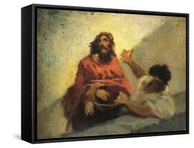 Ecce Homo, 1878-1879-Gaetano Previati-Framed Stretched Canvas