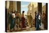 Ecce Homo, after painting by Antonio Ciseri -Bible-Antonio Ciseri-Stretched Canvas