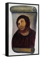 Ecce Homo Botched Restoration-null-Framed Stretched Canvas