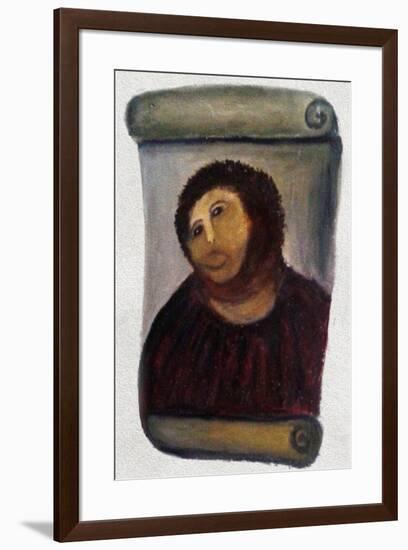 Ecce Homo Botched Restoration-null-Framed Poster