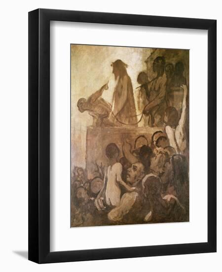 Ecce Homo, circa 1848-52-Honore Daumier-Framed Giclee Print