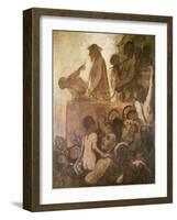 Ecce Homo, circa 1848-52-Honore Daumier-Framed Giclee Print