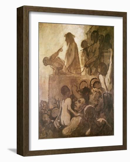 Ecce Homo, circa 1848-52-Honore Daumier-Framed Giclee Print