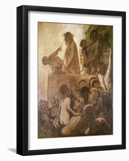 Ecce Homo, circa 1848-52-Honore Daumier-Framed Giclee Print