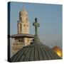 Ecce Homo Dome, Minaret and Dome of the Rock, Jerusalem, Israel, Middle East-Eitan Simanor-Stretched Canvas