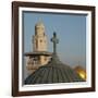 Ecce Homo Dome, Minaret and Dome of the Rock, Jerusalem, Israel, Middle East-Eitan Simanor-Framed Photographic Print