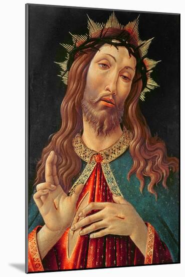 Ecce Homo, or the Redeemer, C.1474-Sandro Botticelli-Mounted Giclee Print